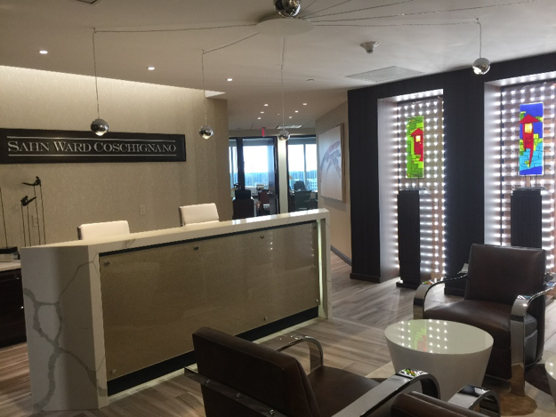 Sahn Ward Braff Coschignano, PLLC has moved into a more spacious office on the sixth floor in the Omni Building, located at 333 Earle Ovington Boulevard in Uniondale